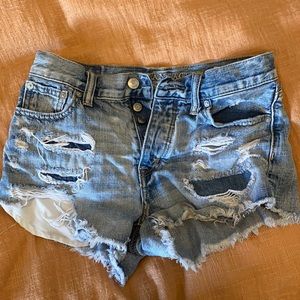 American Eagle High Waisted Jean Shorts